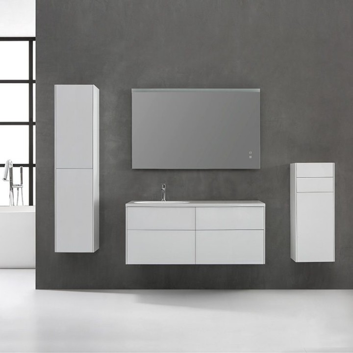 Koupelnový nábytek – set StoneArt Venice VE-1210-I tmavě šedý 120×52 levé provedení