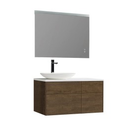 Koupelnový nábytek – set StoneArt Venice VE-1010pro-3 dubový tmavý 100×52 levé provedení