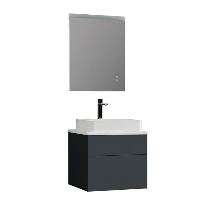 Koupelnový nábytek – set StoneArt Venice VE-0600pro-5 tmavě šedý 60×52