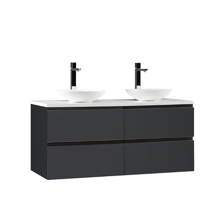 Koupelnová skříňka StoneArt Monte Carlo MC-1200pro-4 tmavě šedá 120×52