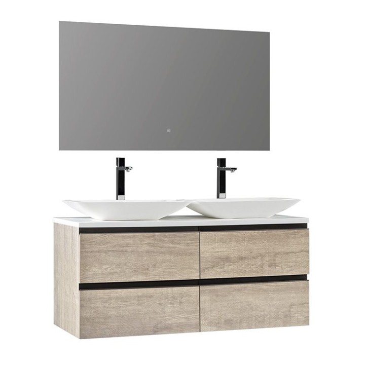 Koupelnový nábytek – set StoneArt Monte Carlo MC-1200pro-1 dubový světlý 120×52