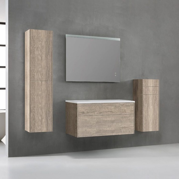 Koupelnová skříňka StoneArt Venice VE-1000pro dubová světlá 100×52