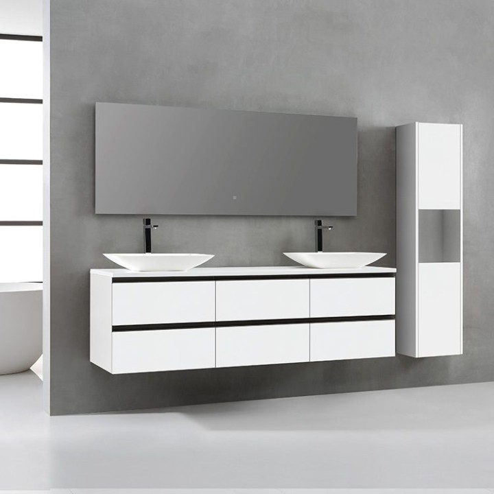Koupelnový nábytek – set StoneArt Monte Carlo MC-1800pro-1 bílý 180×52