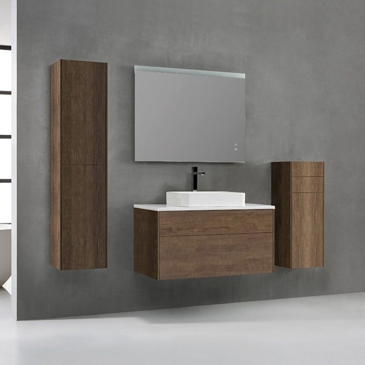 Koupelnový nábytek – set StoneArt Venice VE-1000pro-5 dubový tmavý 100×52