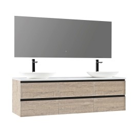 Koupelnový nábytek – set StoneArt Monte Carlo MC-1800pro-3 dubový světlý 180×52