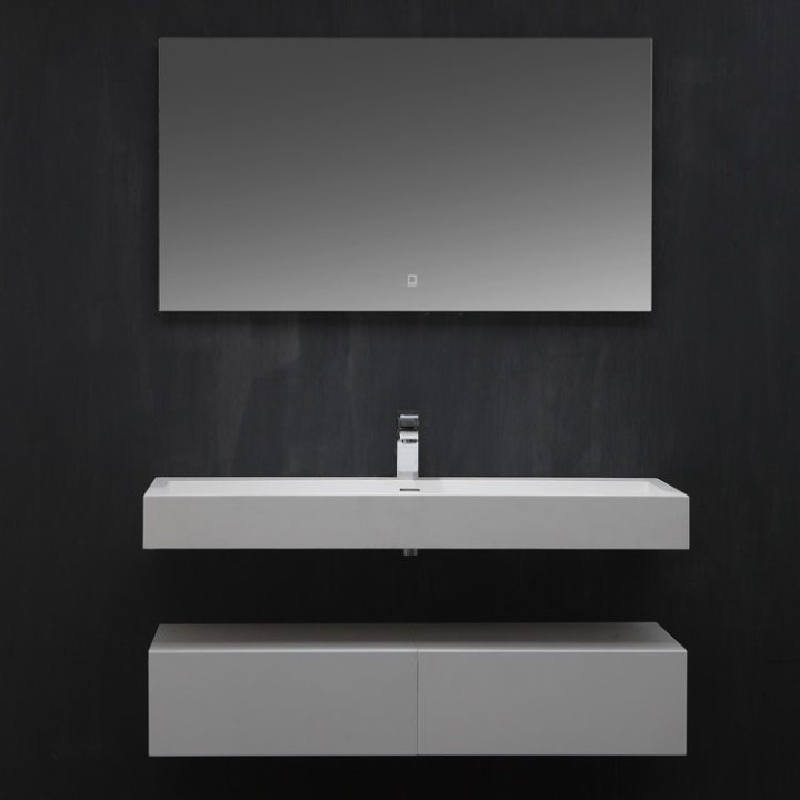 Koupelnový nábytek – set StoneArt LP4512 bílý 120×48 lesklý