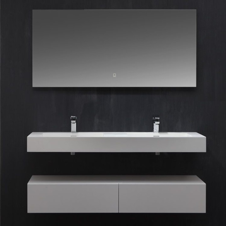 Koupelnová skříňka StoneArt LP4514 bílá 140×48 matná