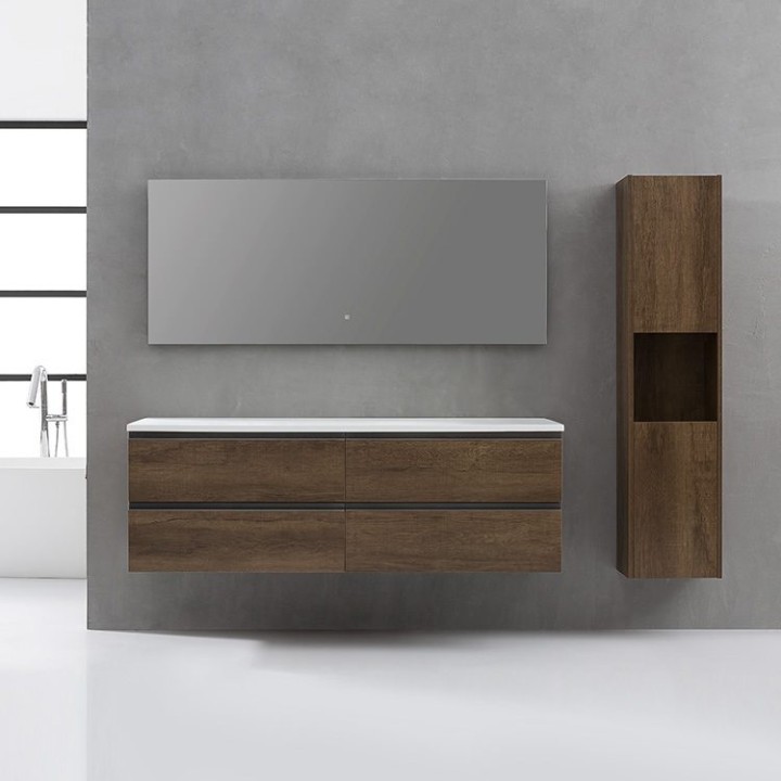 Koupelnová skříňka StoneArt Monte Carlo MC-1600pro dubová tmavá 160×52