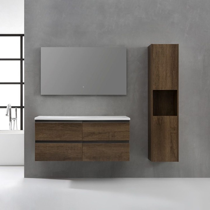 Koupelnový nábytek – set StoneArt Monte Carlo MC-1200pro dubový tmavý 120×52