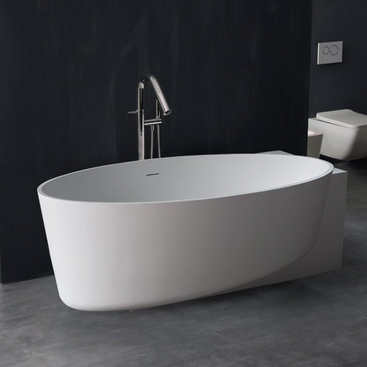 Volně stojící vana StoneArt BS-550 bílá 170×93 matná