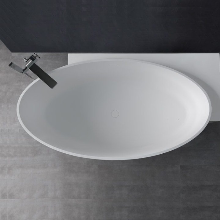 Volně stojící vana StoneArt BS-550 bílá 170×93 matná
