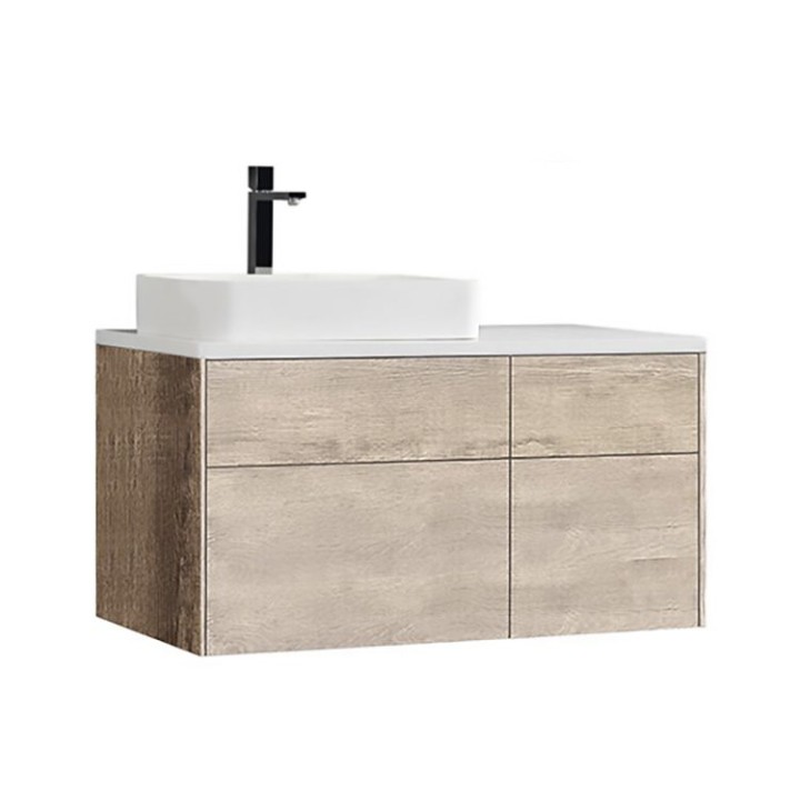 Koupelnová skříňka StoneArt Venice VE-1010pro-5 dubová světlá 100×52 levé provedení
