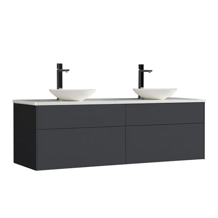 Koupelnová skříňka StoneArt Venice VE-1600pro-2 tmavě šedá 160×52