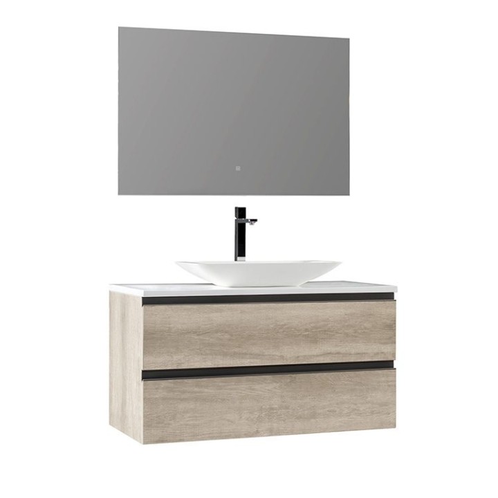 Koupelnový nábytek – set StoneArt Monte Carlo MC-1000pro-1 dubový světlý 100×52