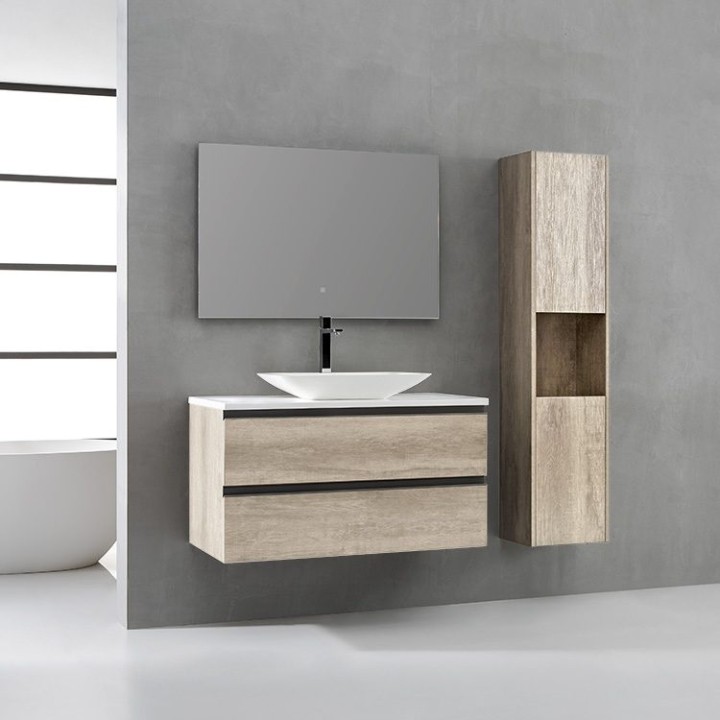 Koupelnový nábytek – set StoneArt Monte Carlo MC-1000pro-1 dubový světlý 100×52