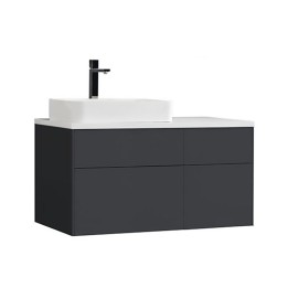 Koupelnová skříňka StoneArt Venice VE-1010pro-5 tmavě šedá 100×52 levé provedení