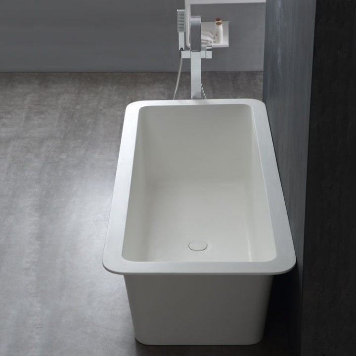 Volně stojící vana StoneArt BS-502 bílá 179×80 matná