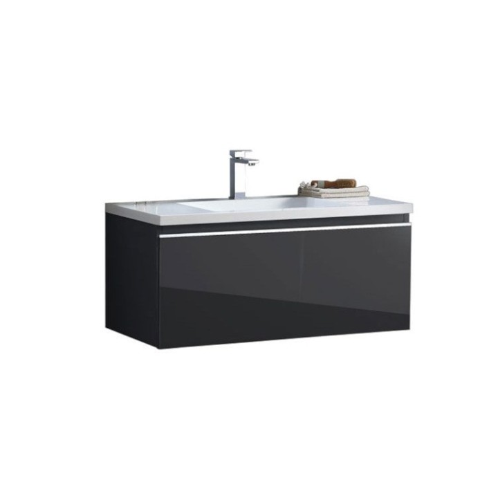 Koupelnová skříňka StoneArt Milano ME-1000 tmavě šedá 100×45