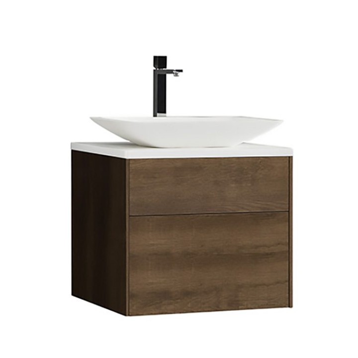 Koupelnová skříňka StoneArt Venice VE-0600pro-1 dubová tmavá 60×52