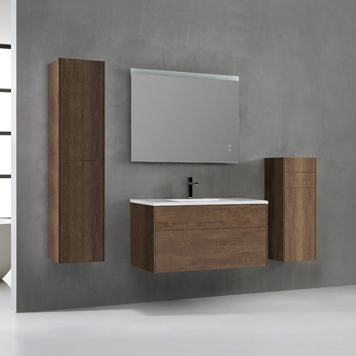 Koupelnový nábytek – set StoneArt Venice VE-1000-II dubový tmavý 100×52