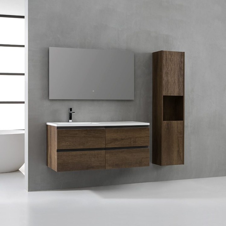 Koupelnový nábytek – set StoneArt Monte Carlo MC-1210 dubový tmavý 120×52 levé provedení
