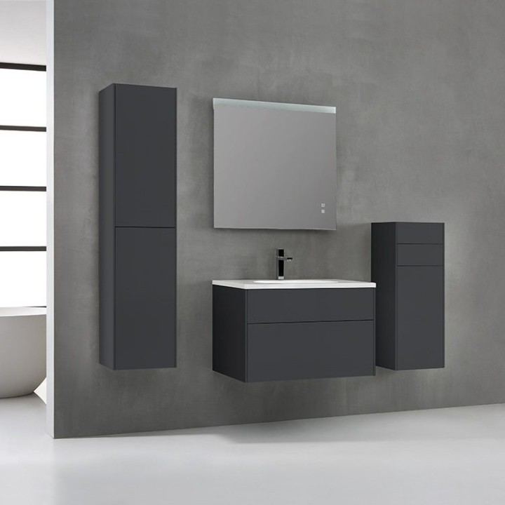 Koupelnová skříňka StoneArt Venice VE-0800-II tmavě šedá 80×52
