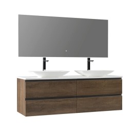 Koupelnový nábytek – set StoneArt Monte Carlo MC-1600pro-1 dubový tmavý 160×52