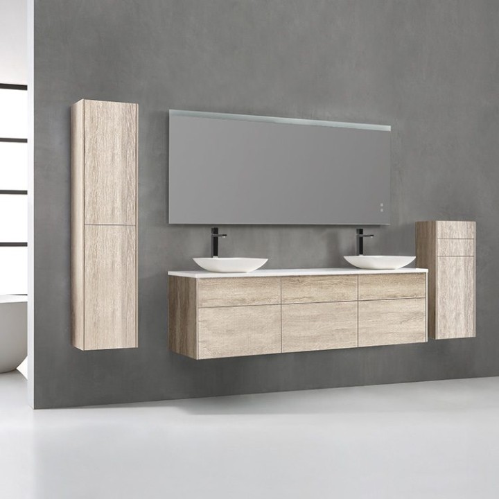 Koupelnový nábytek – set StoneArt Venice VE-1800pro-2 dubový světlý 180×52