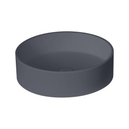 Umyvadlo StoneArt LC112 z minerálního kamene betonově šedé 45×45 matné
