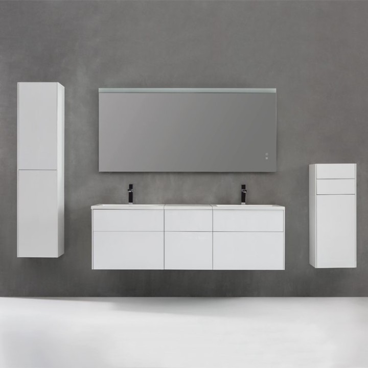 Koupelnový nábytek – set StoneArt Venice VE-1610-II dubový tmavý 160×52