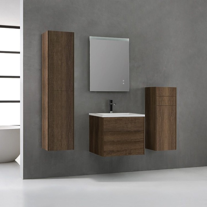 Koupelnová skříňka StoneArt Venice VE-0600-II dubová tmavá 60×52