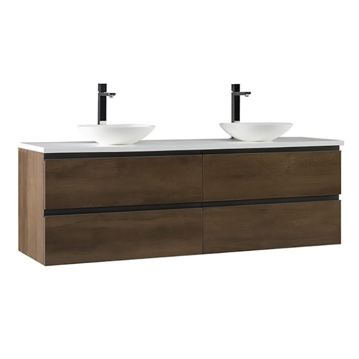 Koupelnová skříňka StoneArt Monte Carlo MC-1600pro-4 dubová tmavá 160×52