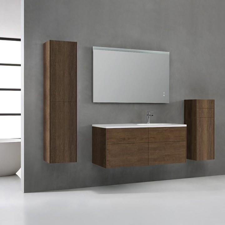 Koupelnová skříňka StoneArt Venice VE-1210-I dubová tmavá 120×52 pravé provedení