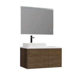 Koupelnový nábytek – set StoneArt Venice VE-1010pro-5 dubový tmavý 100×52 levé provedení