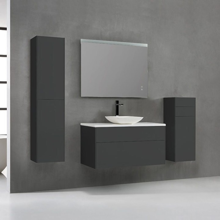 Koupelnová skříňka StoneArt Venice VE-1000pro-2 tmavě šedá 100×52