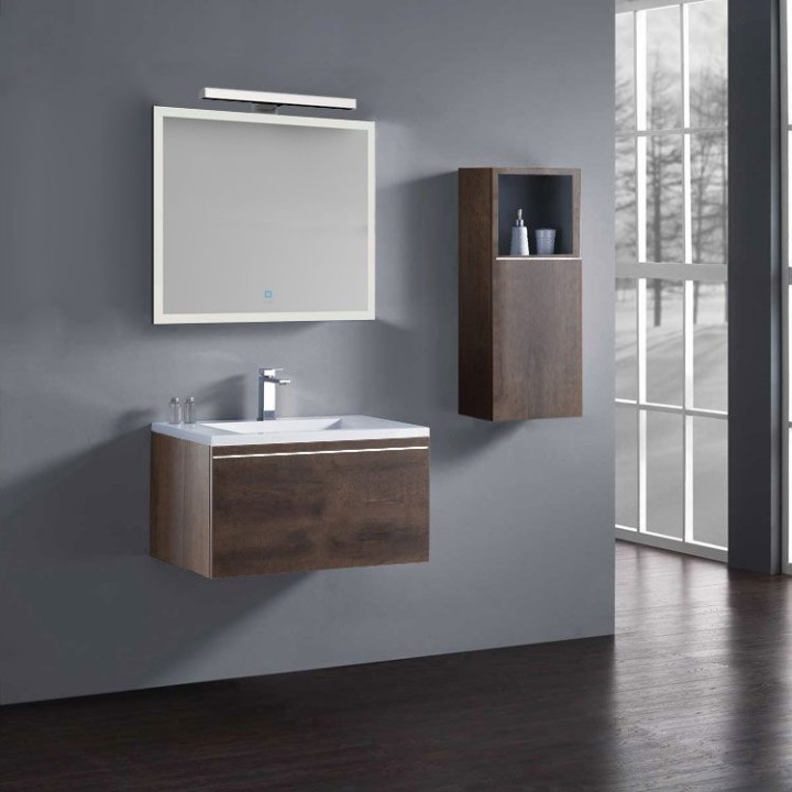 Koupelnová skříňka StoneArt Milano ME-0800 dubová tmavá 80×45