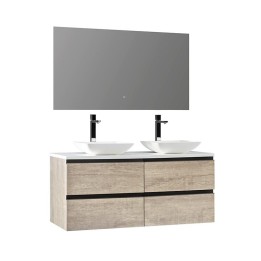 Koupelnový nábytek – set StoneArt Monte Carlo MC-1200pro-2 dubový světlý 120×52