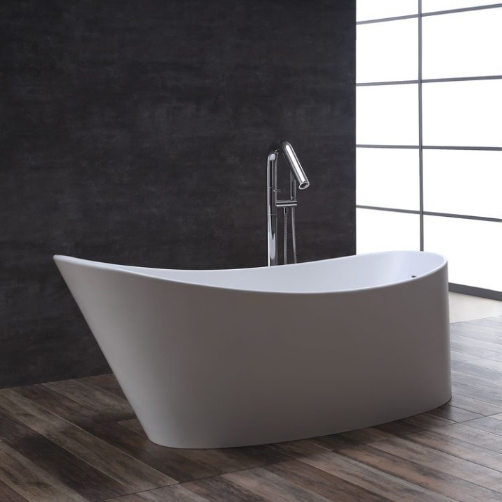 Volně stojící vana StoneArt BS-503 bílá 179×80 lesklá