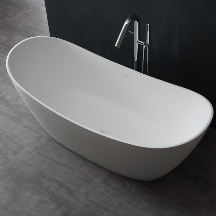 Volně stojící vana StoneArt BS-526 bílá 185×79 matná