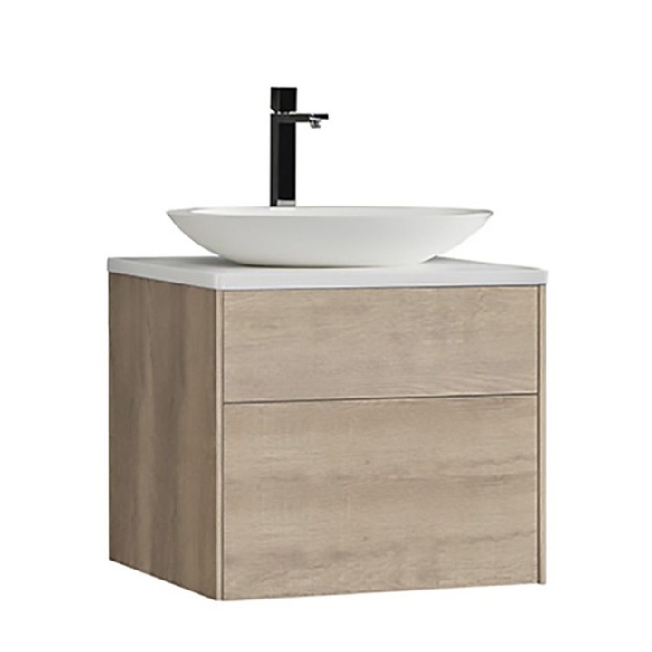 Koupelnová skříňka StoneArt Venice VE-0600pro-3 dubová světlá 60×52