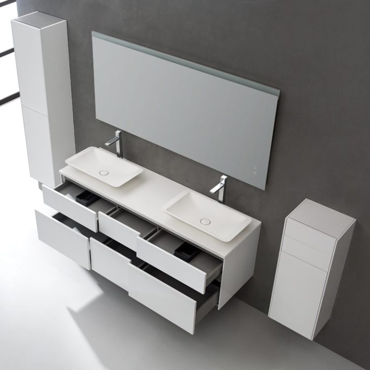 Koupelnová skříňka StoneArt Venice VE-1610pro-1 bílá 160×52