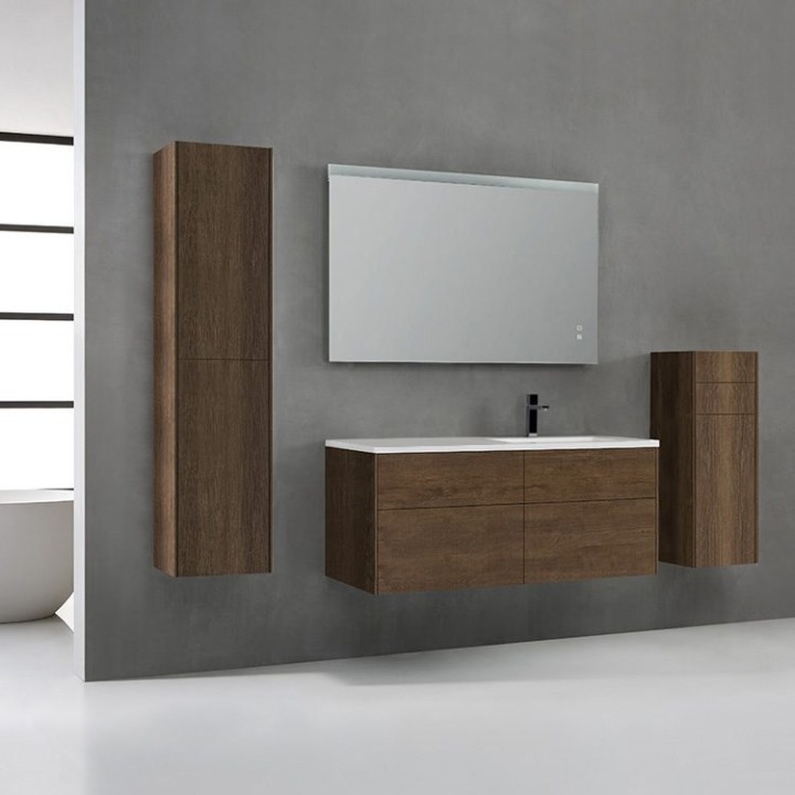 Koupelnový nábytek – set StoneArt Venice VE-1210-II dubový tmavý 120×52 pravé provedení