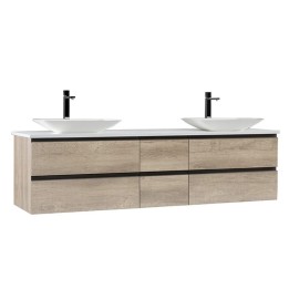 Koupelnová skříňka StoneArt Monte Carlo MC-2000pro-1 dubová světlá 200×52