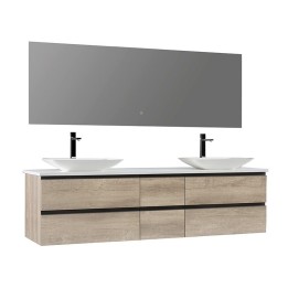 Koupelnový nábytek – set StoneArt Monte Carlo MC-2000pro-1 dubový světlý 200×52
