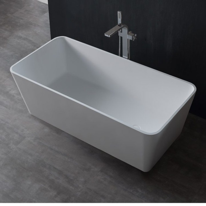 Volně stojící vana StoneArt BS-551 bílá 170×80 lesklá