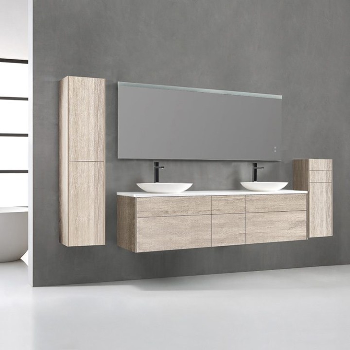 Koupelnový nábytek – set StoneArt Venice VE-2000pro-3 dubový světlý 200×52