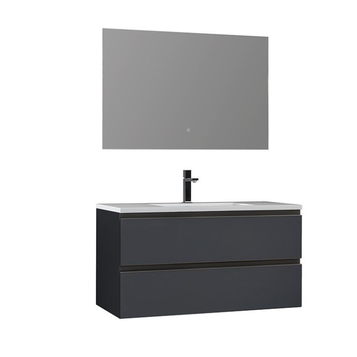 Koupelnový nábytek – set StoneArt Monte Carlo MC-1000 tmavě šedý 100×52