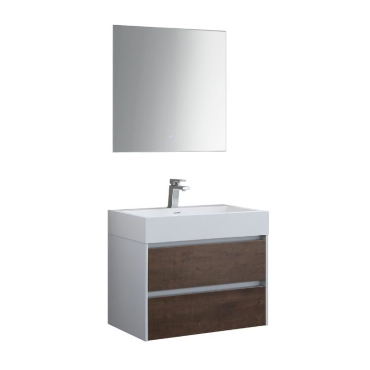 Koupelnový nábytek – set StoneArt Mailand ML-0600 dubový tmavý 60×48