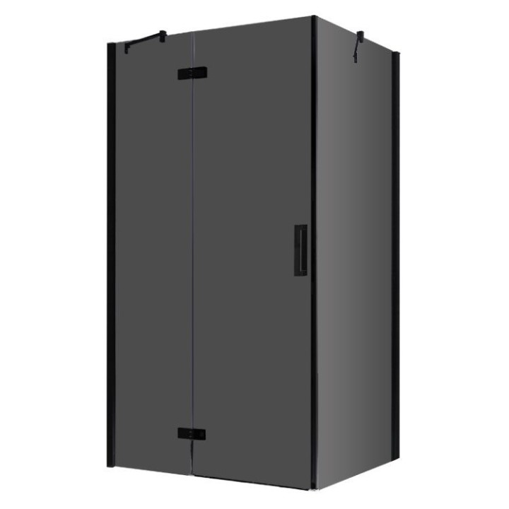 Sprchový kout EAGO AWT LBS1205-B černý 120×90 levé provedení