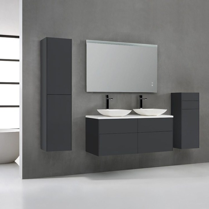 Koupelnová skříňka StoneArt Venice VE-1200pro-2 tmavě šedá 120×52